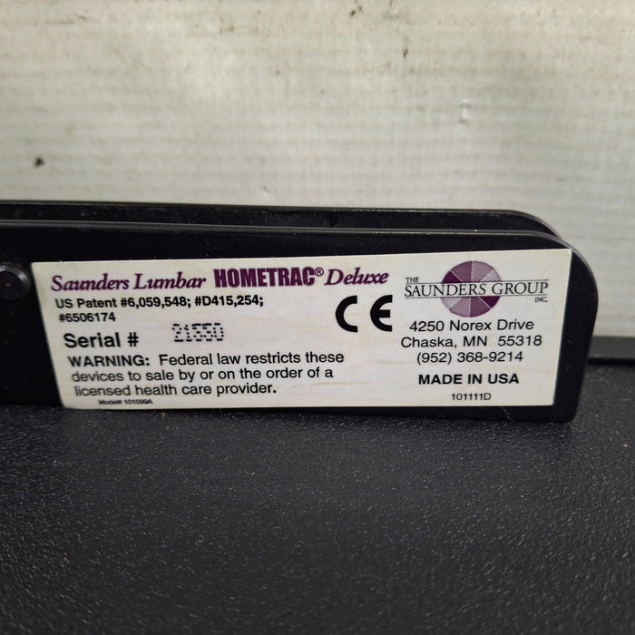The Saunders Group, Inc. HOMETRAC Deluxe Cervical Traction System