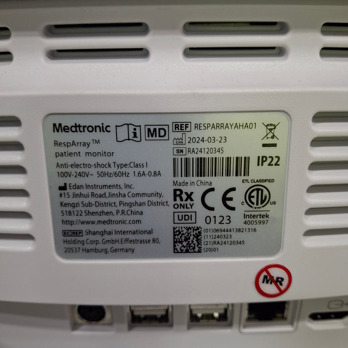 Medtronic RespArray Patient Monitor w/ Quick Start Kit and Wall Mount