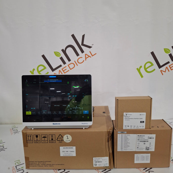 Medtronic RespArray Patient Monitor w/ Quick Start Kit and Wall Mount