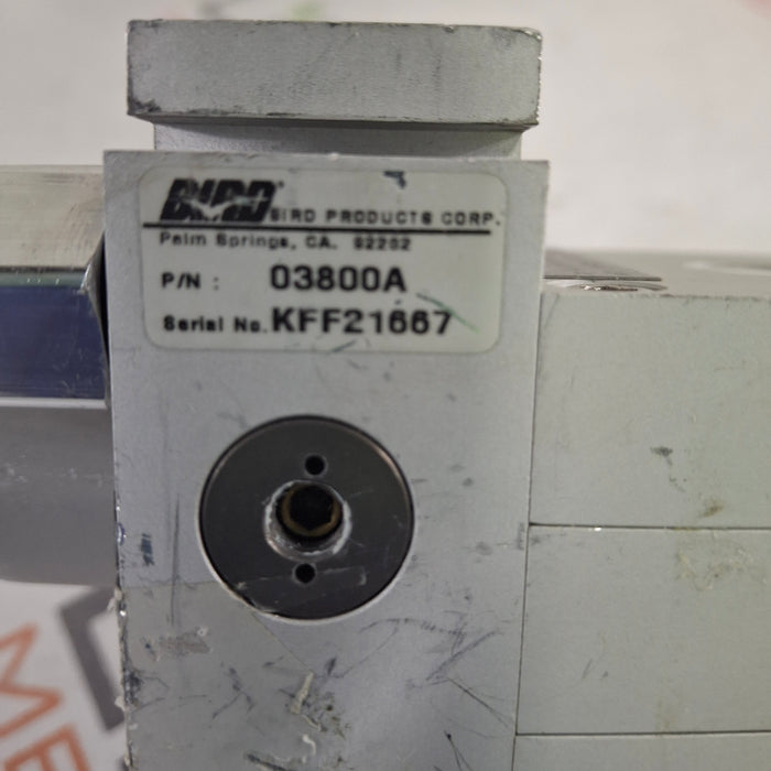 Viasys Healthcare Bird 03800A Air-Oxygen Blender