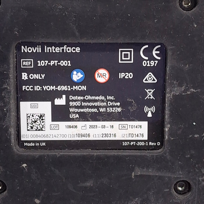 Monica Healthcare Limited 107-PT-001 Fetal Monitor