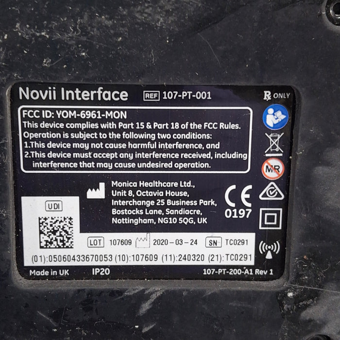 Monica Healthcare Limited 107-PT-001 Fetal Monitor