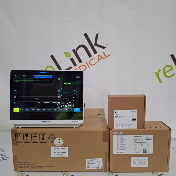 Medtronic RespArray Patient Monitor w/ Quick Start Kit and Wall Mount