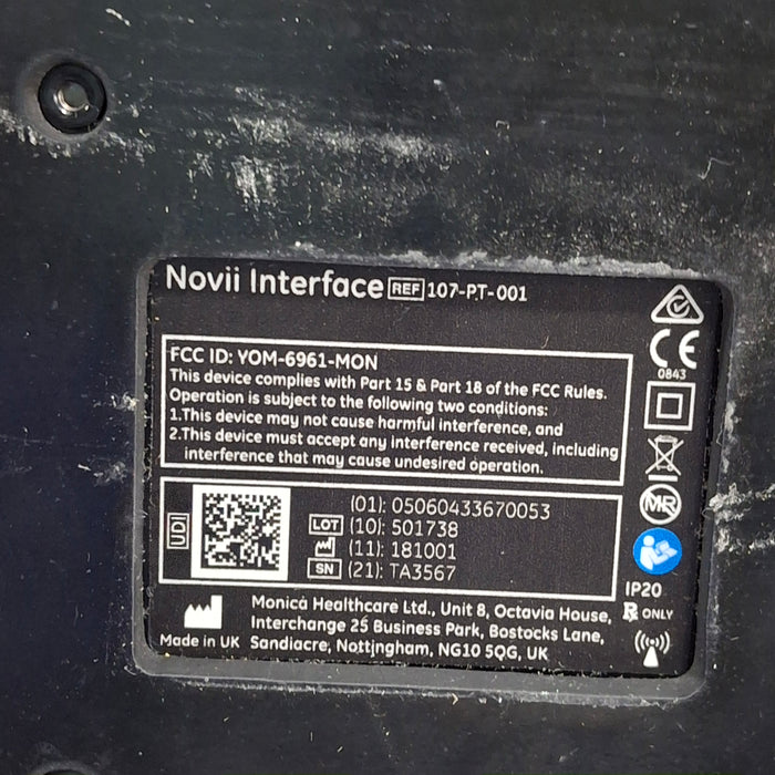 Monica Healthcare Limited 107-PT-001 Fetal Monitor