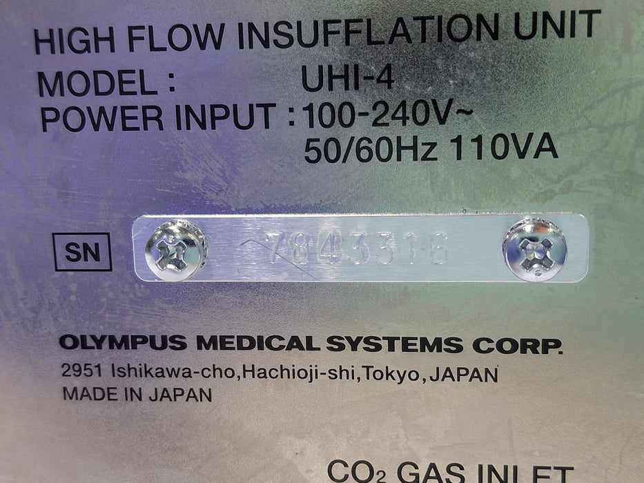 Olympus UHI-4 Intra-Abdominal Insufflation Unit