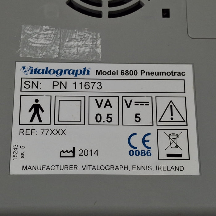Vitalograph Model 6800 Pneumotrac Spirometer
