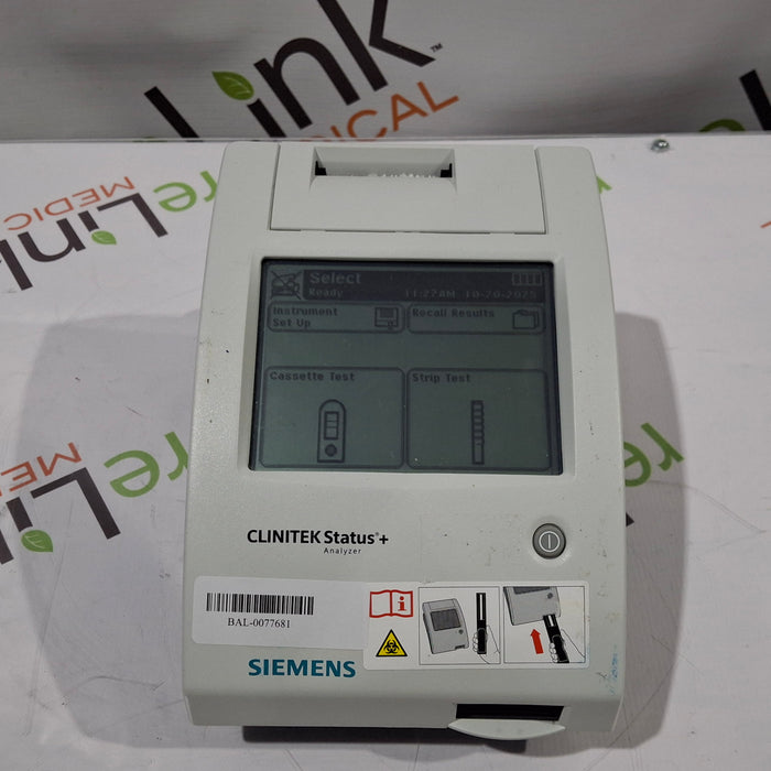 Siemens Clinitek Status + Urine Analyzer