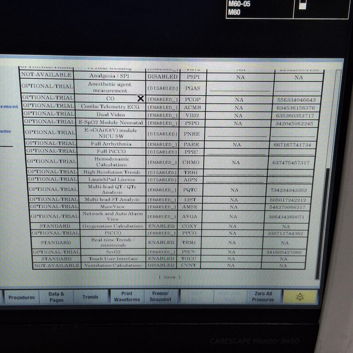 GE Healthcare Carescape B450 Critical Care Patient Monitor