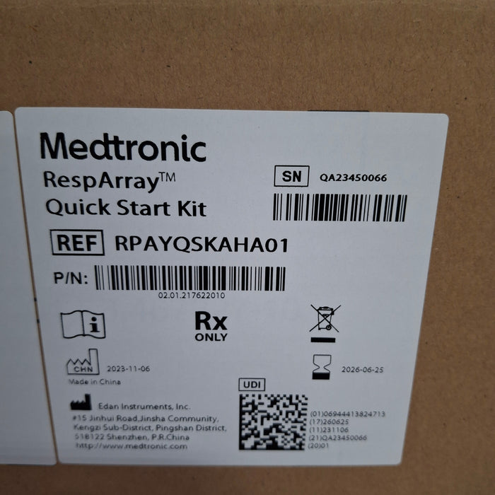 Medtronic RespArray Patient Monitor w/ Quick Start Kit and Wall Mount