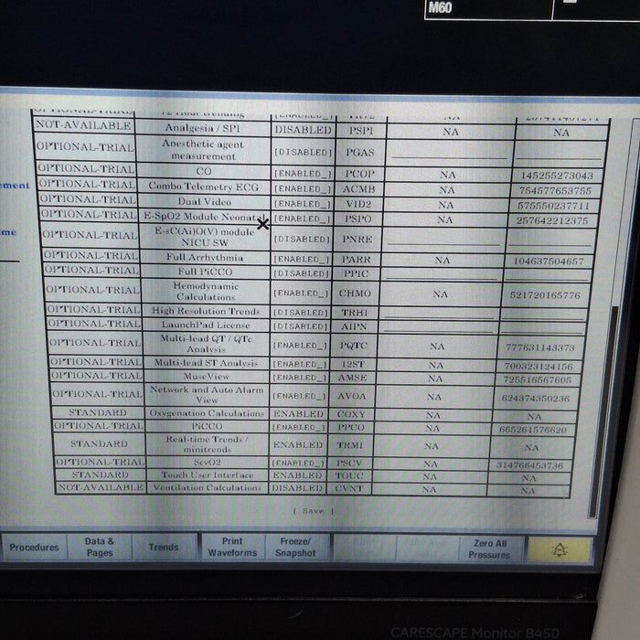 GE Healthcare Carescape B450 Critical Care Patient Monitor