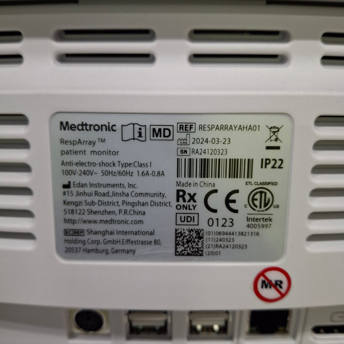 Medtronic RespArray Patient Monitor w/ Quick Start Kit and Wall Mount