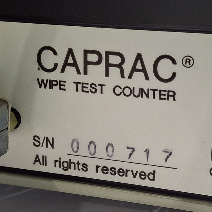 Capintec Caprac Wipe Test Counter