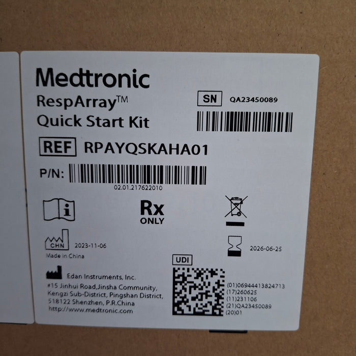 Medtronic RespArray Patient Monitor w/ Quick Start Kit and Wall Mount