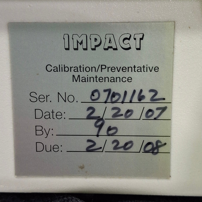 Impact Instrumentation Inc. Uni-Vent 754 Portable Ventilator