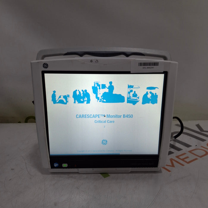 GE Healthcare Carescape B450 Critical Care Patient Monitor