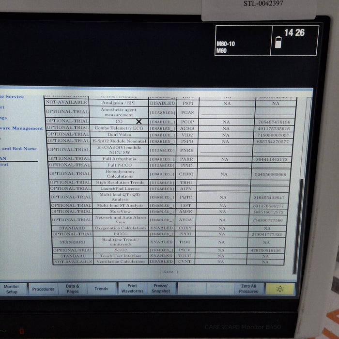 GE Healthcare Carescape B450 Critical Care Patient Monitor