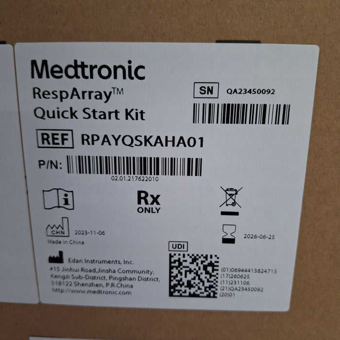 Medtronic RespArray Patient Monitor w/ Quick Start Kit and Wall Mount
