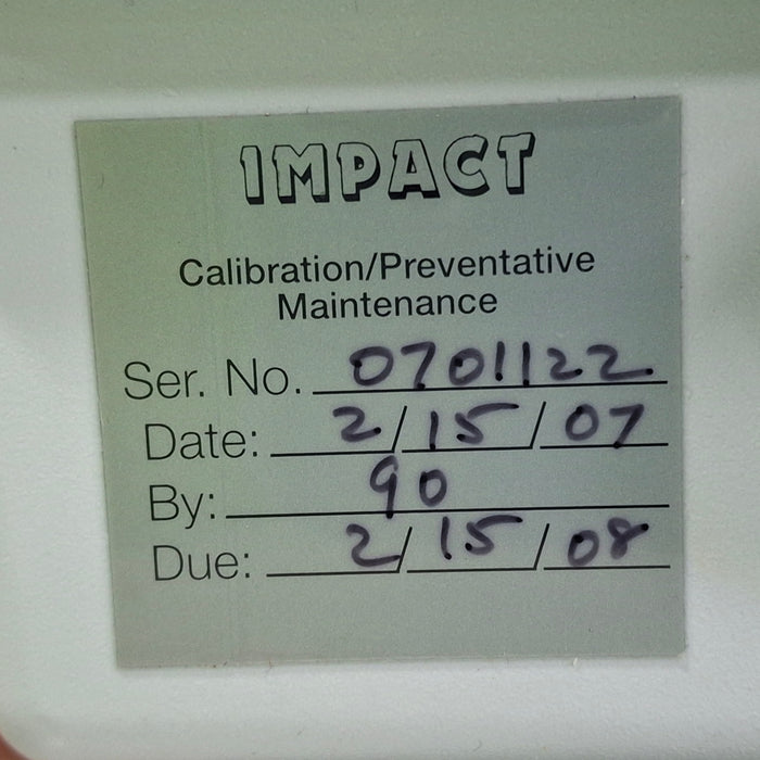 Impact Instrumentation Inc. Uni-Vent 754 Portable Ventilator