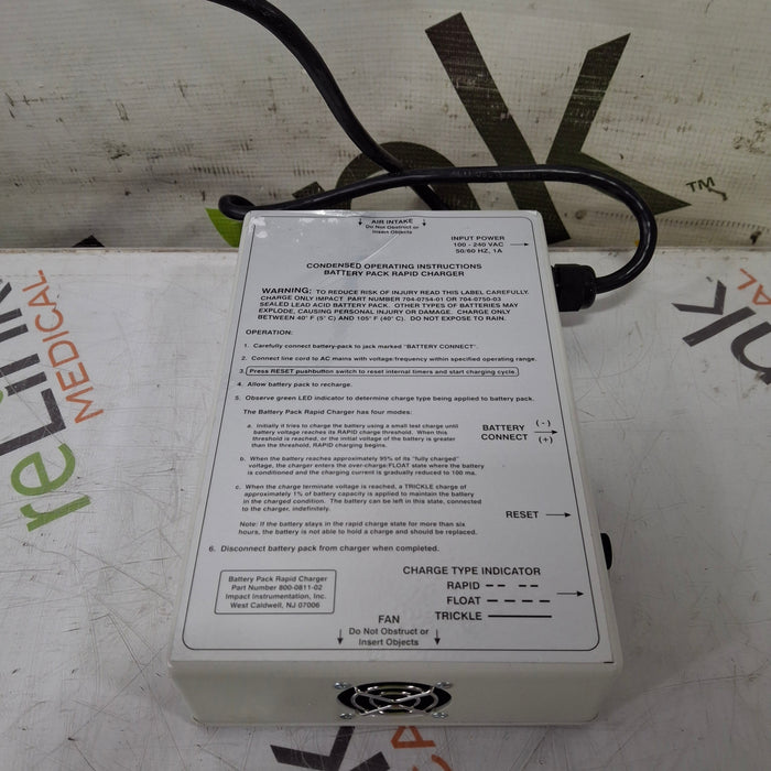 Impact Instrumentation Inc. Uni-Vent 754 Portable Ventilator