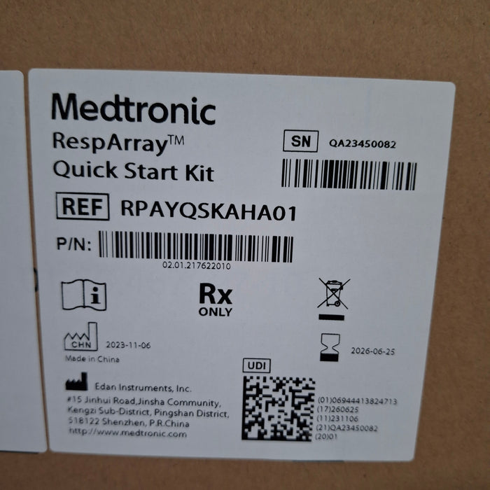 Medtronic RespArray Patient Monitor w/ Quick Start Kit