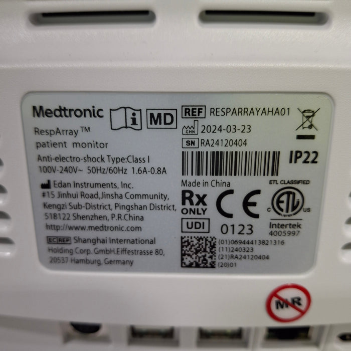 Medtronic RespArray Patient Monitor w/ Quick Start Kit