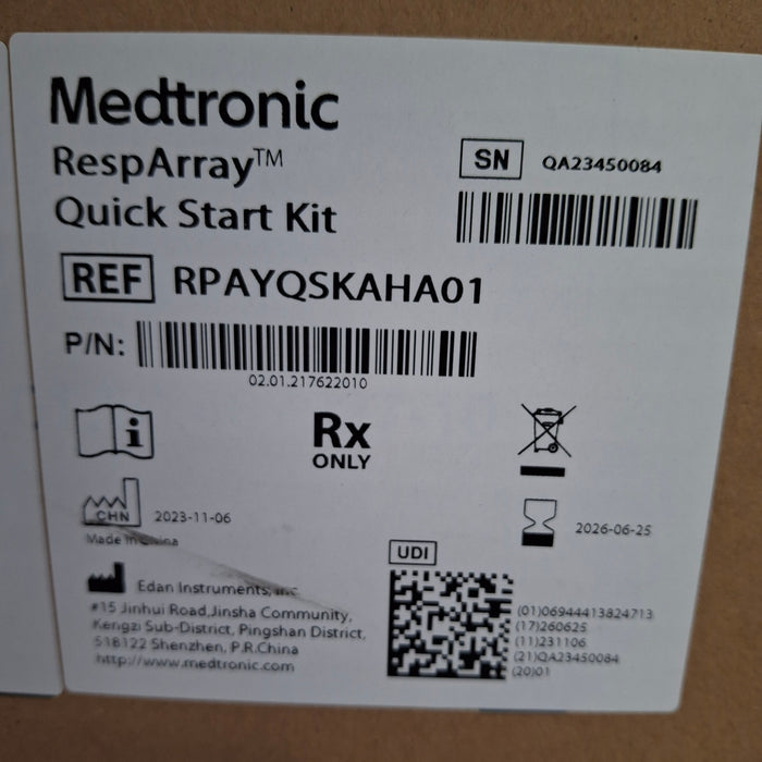 Medtronic RespArray Patient Monitor w/ Quick Start Kit