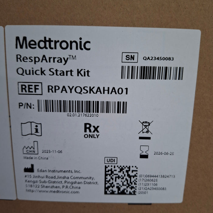 Medtronic RespArray Patient Monitor w/ Quick Start Kit