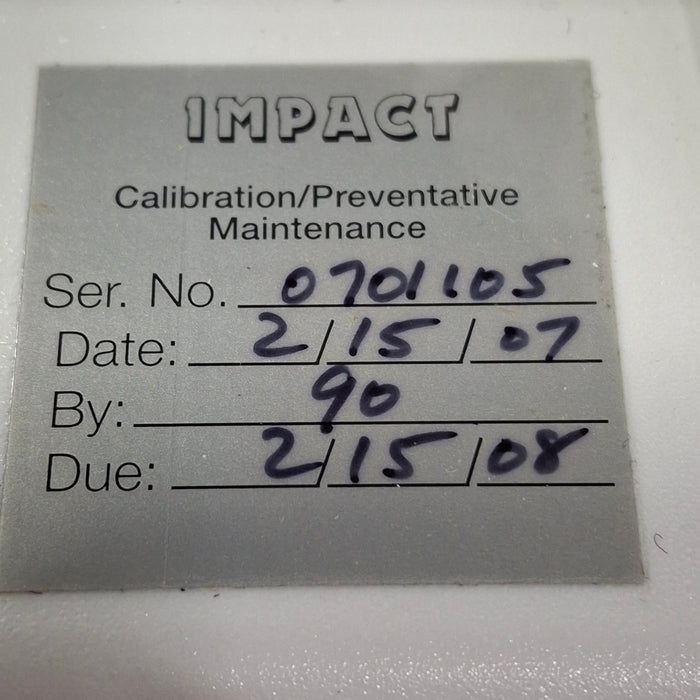 Impact Instrumentation Inc. Uni-Vent 754 Portable Ventilator