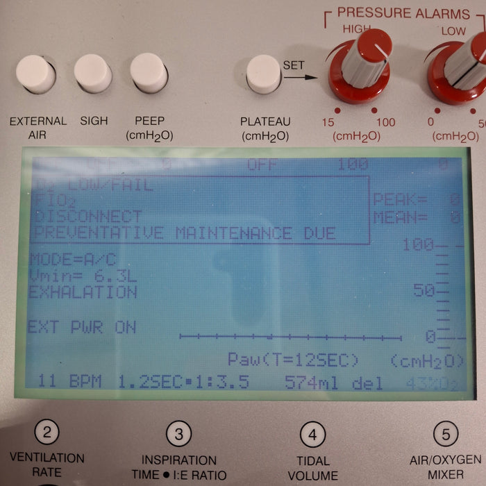 Impact Instrumentation Inc. Uni-Vent 754 Portable Ventilator