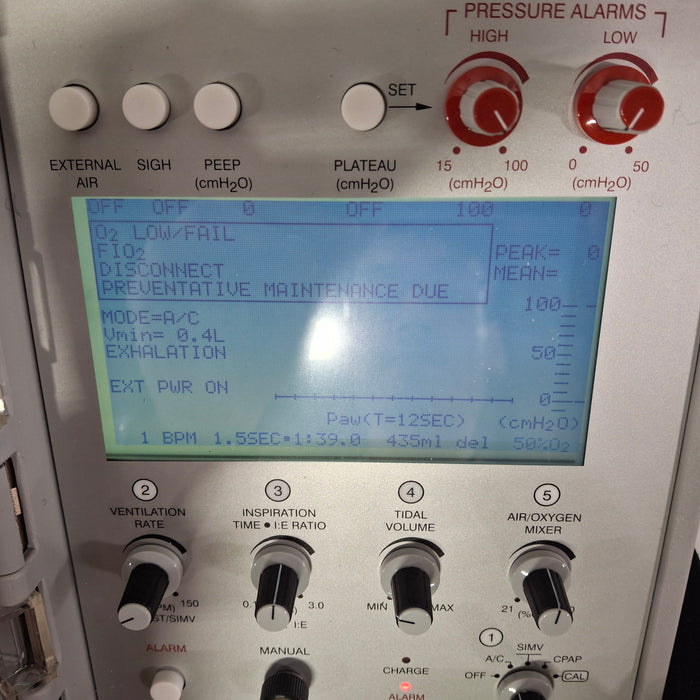 Impact Instrumentation Inc. Uni-Vent 754 Portable Ventilator