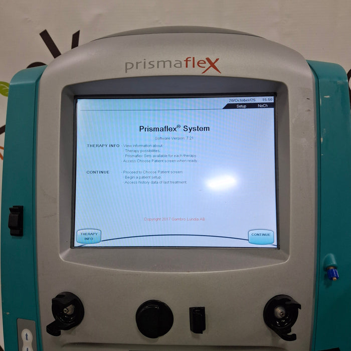 Gambro Prismaflex Dialysis Machine