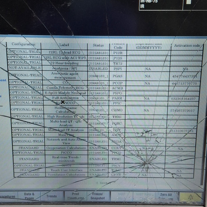 GE Healthcare Carescape B650 Post Anesthesia Care Patient Monitor