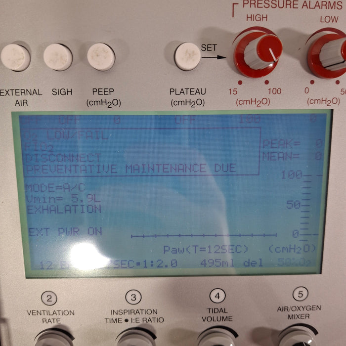 Impact Instrumentation Inc. Uni-Vent 754 Portable Ventilator