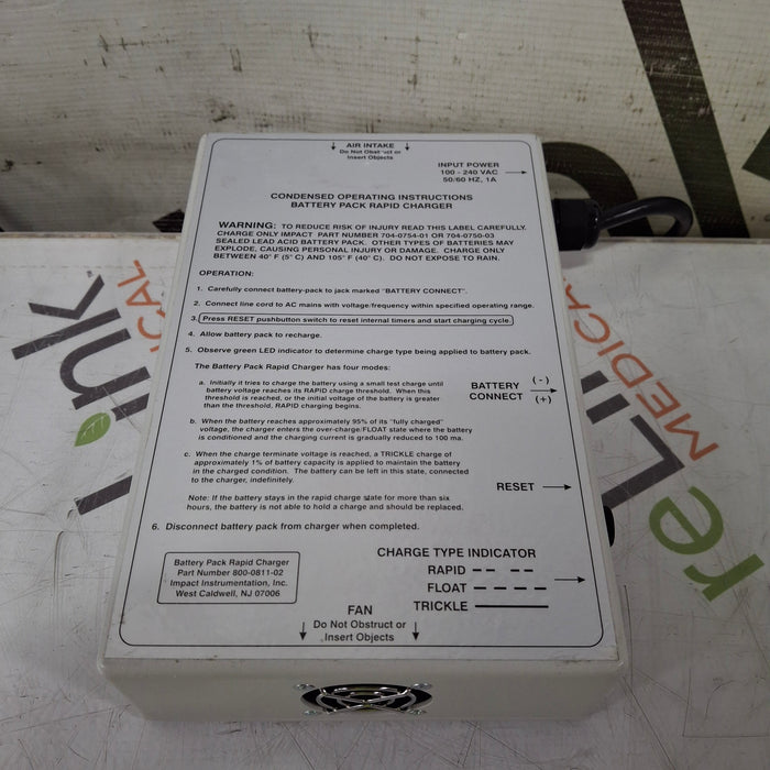 Impact Instrumentation Inc. Uni-Vent 754 Portable Ventilator