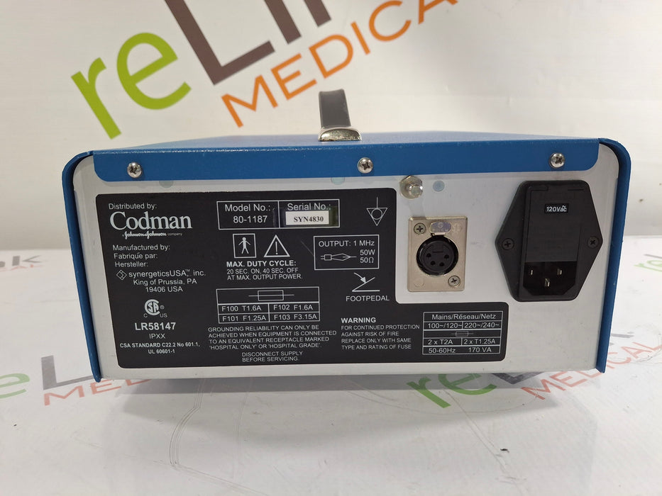 Synergy 80-1187 Malis Precision Bipolar Coagulator