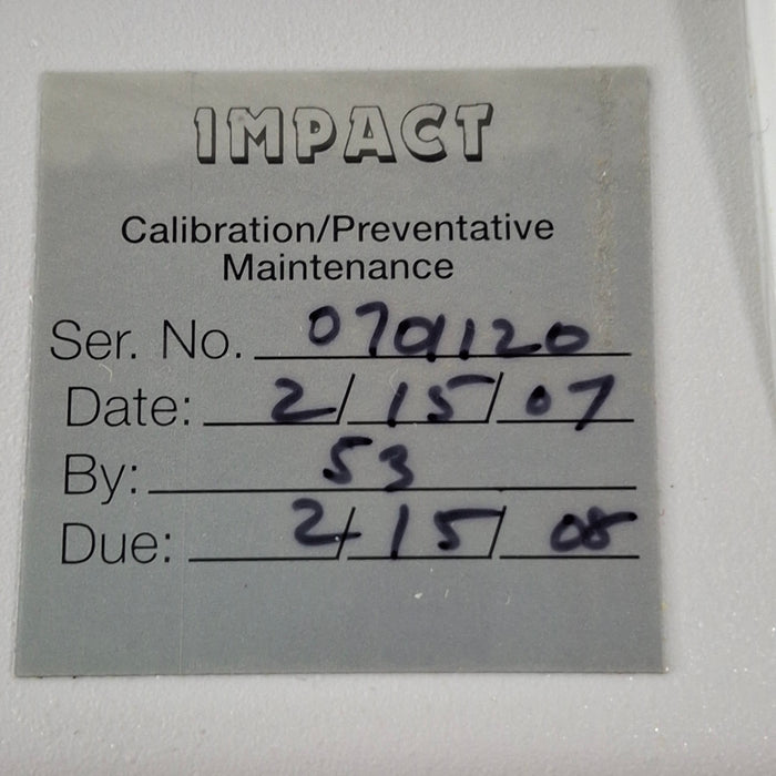 Impact Instrumentation Inc. Uni-Vent 754 Portable Ventilator