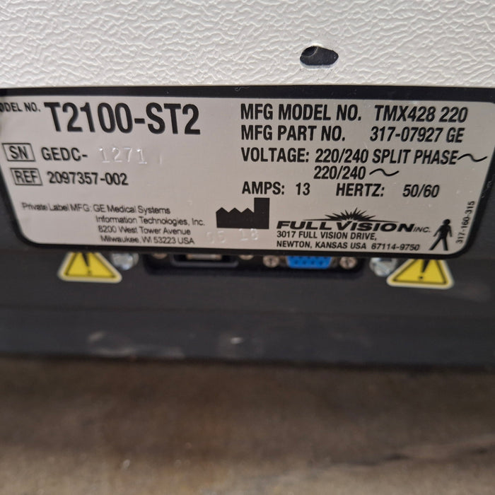 GE Healthcare Case P2 Series Console w/ T2100-ST2 Stress Test System