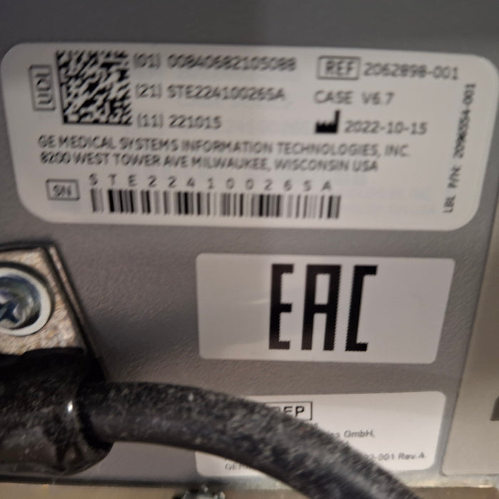GE Healthcare Case P2 Series Console w/ T2100-ST2 Stress Test System