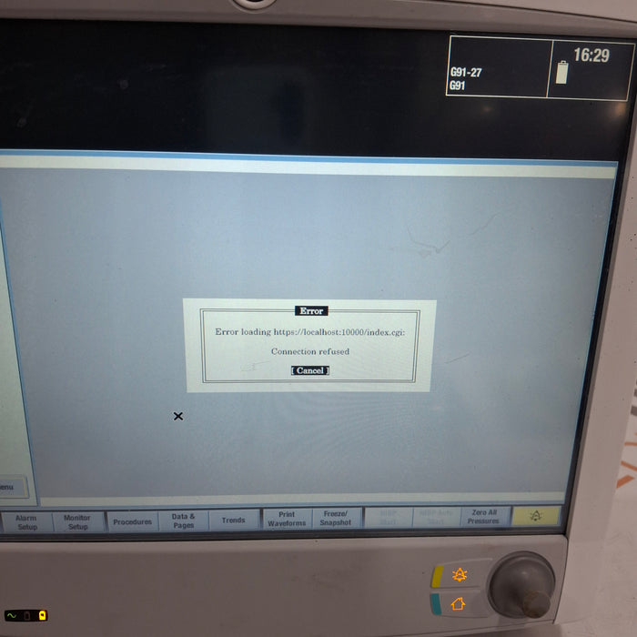 GE Healthcare Carescape B650 Critical Care Patient Monitor