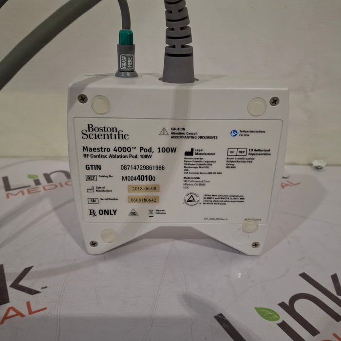Boston Scientific M00440100 Maestro 4000 Pod RF Cardiac Ablation Pod