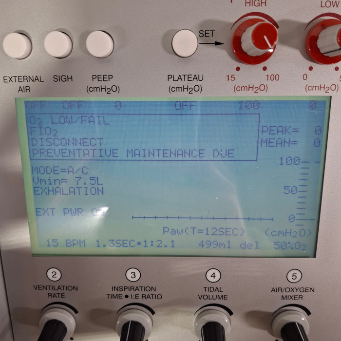 Impact Instrumentation Inc. Uni-Vent 754 Portable Ventilator