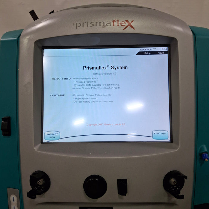 Gambro Prismaflex Dialysis Machine