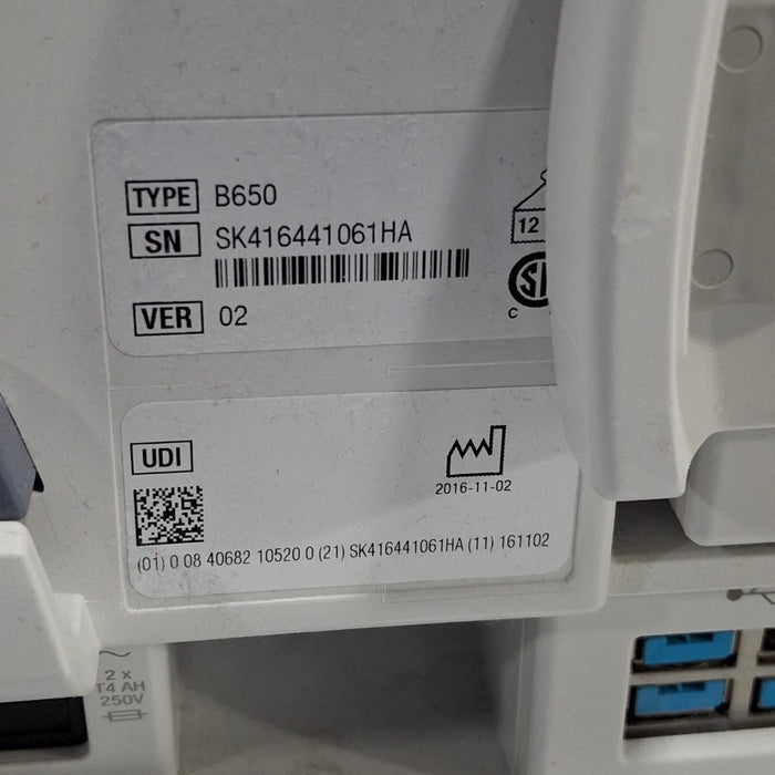 GE Healthcare Carescape B650 Post Anesthesia Care Patient Monitor