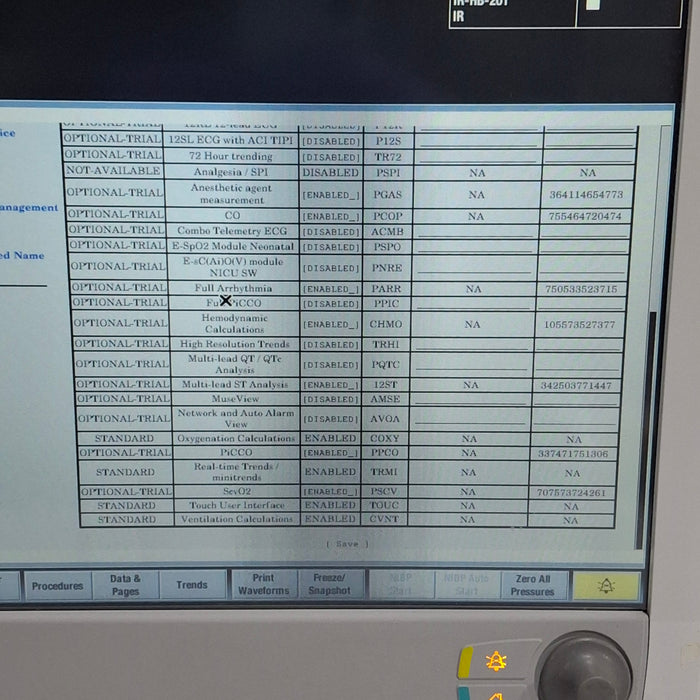 GE Healthcare Carescape B650 Post Anesthesia Care Patient Monitor