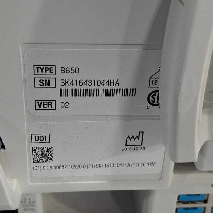 GE Healthcare Carescape B650 Post Anesthesia Care Patient Monitor