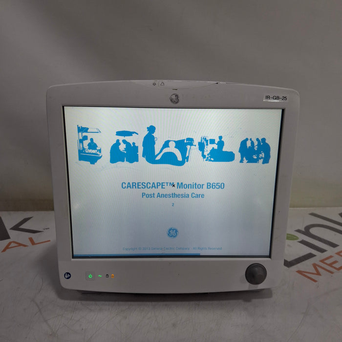 GE Healthcare Carescape B650 Post Anesthesia Care Patient Monitor