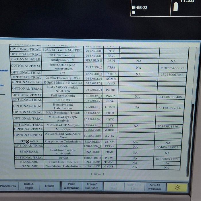 GE Healthcare Carescape B650 Post Anesthesia Care Patient Monitor