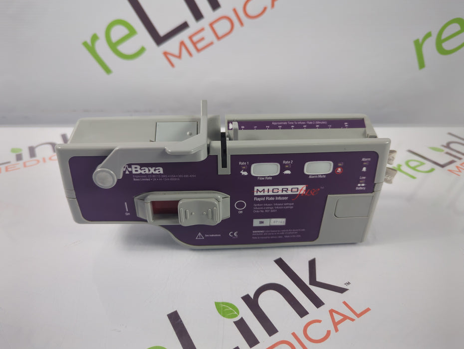 Baxa Corporation MicroFuse Rapid Rate Syringe Infuser Pump