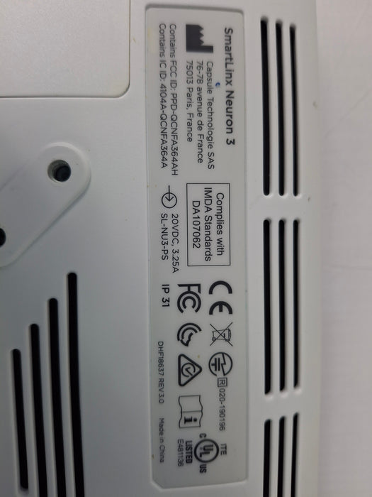 Smartlinx Inc Capsule Technologies Neuron 3 Monitor