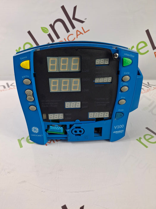 GE Healthcare Dinamap V100 - NIBP, SpO2, Temp Vital Signs Monitor